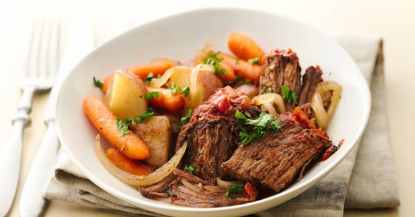 Easy Slow-Cooker Fire Roasted Pot Roast