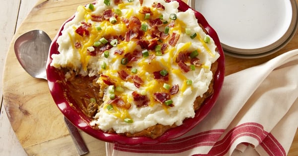 Bacon Cheeseburger Shepherd’s Pie