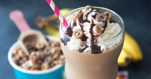 Chocolate Peanut Butter Cheerios™ Breakfast Milkshake