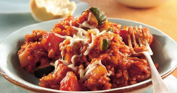 Zucchini and Tomato Skillet Dinner