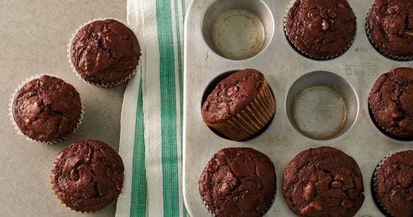 Chocolate Zucchini Muffins
