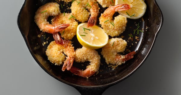 Crispy Panfried Panko Shrimp