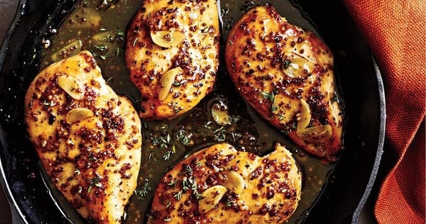Maple-Mustard Glazed Chicken