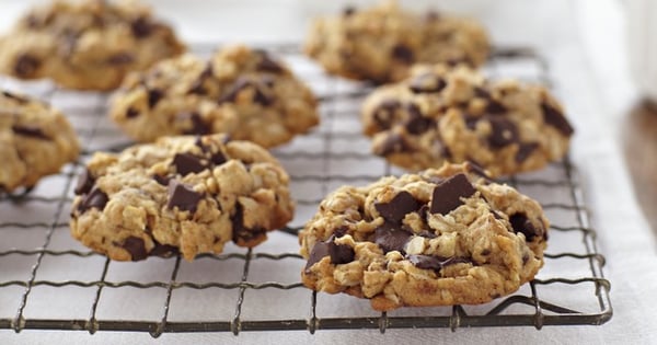 Peanut Butter-Oatmeal Chocolate Chunk Cookies