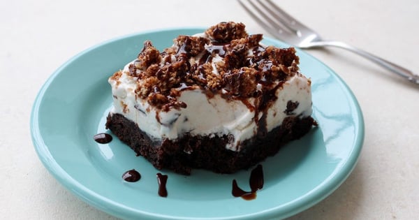 Brownie Ice Cream Crunch Bars