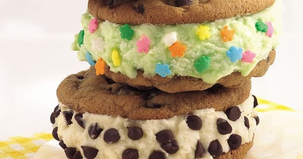 Cookie Ice Cream Sandwiches