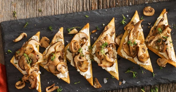 Sautéed Mushroom Crostini