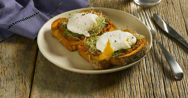 West Coast Toast with Poached Egg
