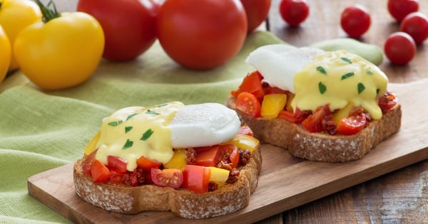Four-Tomato Eggs Benedict