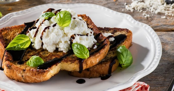 Savoury Herb and Parmesan French Toast