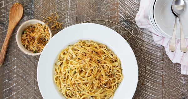 Linguine in Creamy Clam Sauce