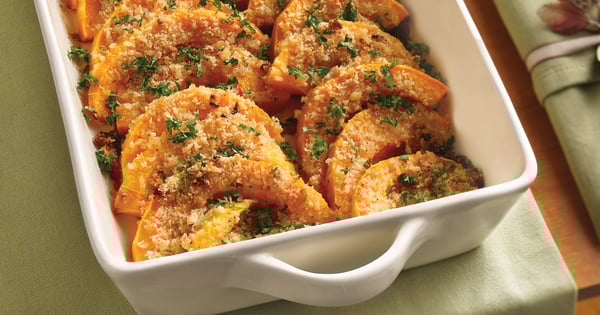 Parmesan Butternut Squash Gratin