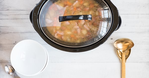 Slow-Cooker Smoked Sausage and Bean Soup