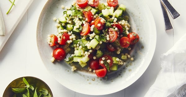 Israeli Couscous Tabbouleh