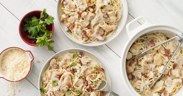 Creamy Chicken Carbonara
