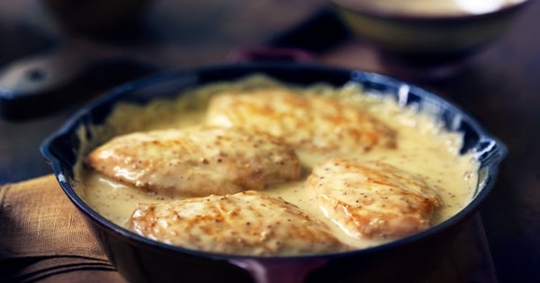 Two Step Honey Dijon Chicken