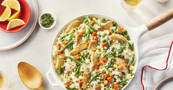 20-minute Chicken & Rice Dinner