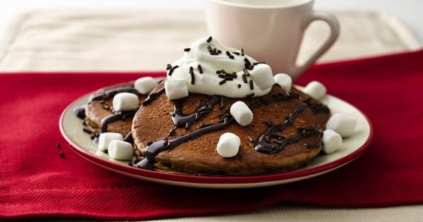 Hot Chocolate Pancakes