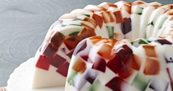 Creamy JELL-O Mosaic Dessert