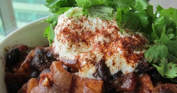 Sweet Potato and Black Bean Chili