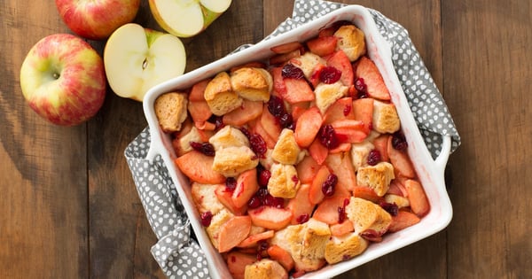 Apple Cranberry Biscuit Bake