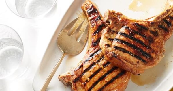 Chipotle Orange Glazed Pork Chops