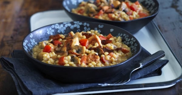 Hunter Style Chicken & Barley Risotto