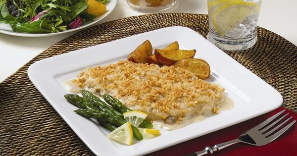 Sole with Mushroom Sauce