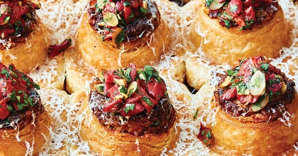 Piquillo Pepper and Almond Morning Buns