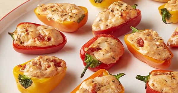 Cheesy Pizza-Stuffed Peppers