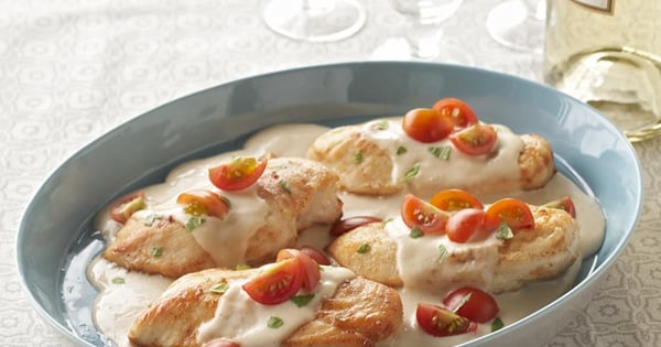 Chicken in Creamy Pan Sauce