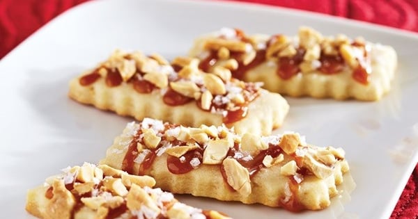 Salted Caramel & Cashew Cookies