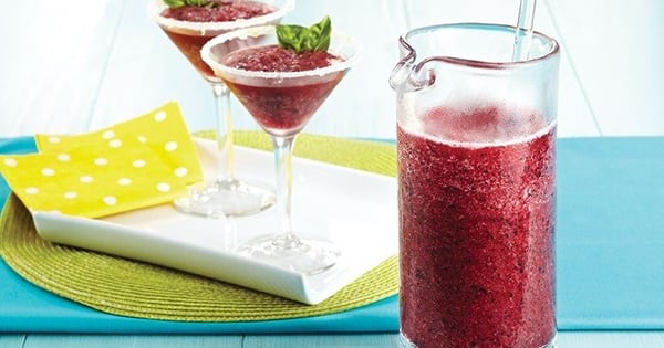 Blueberry and Lemonade Slushy