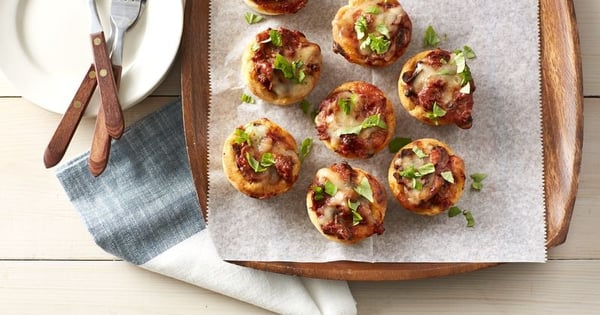 Muffin-Tin Italian Sausage Pizzas