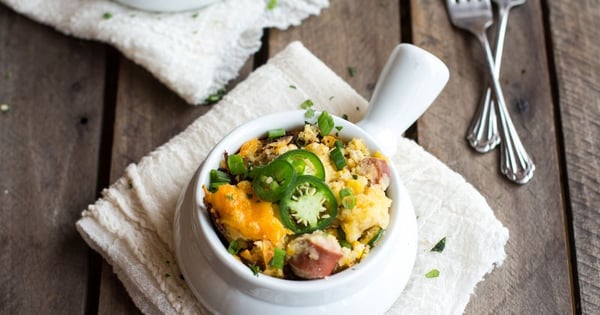 Slow-Cooker Cheesy Corn Dog Casserole