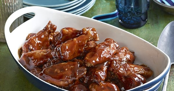 Saucy Slow-Cooker Wings