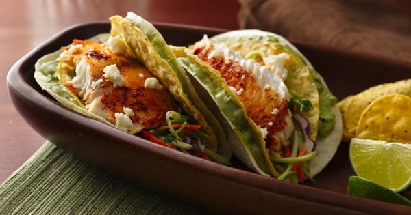 Soft and Crunchy Fish Tacos