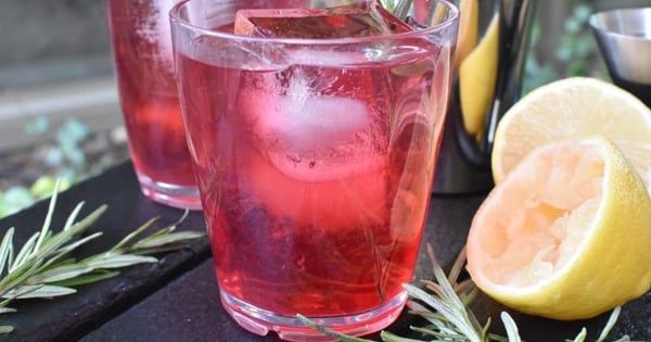 Whiskey Sour With Cranberries - A Fall Camping Cocktail