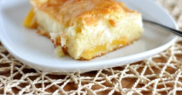 Peaches and Cream Cake