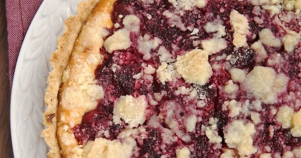 Cranberry Cheesecake Pie