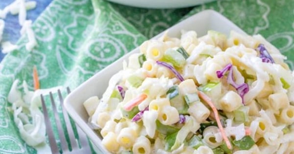 Macaroni Coleslaw Salad