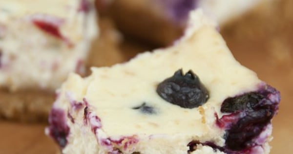 Lemon Blueberry Cheesecake Bars