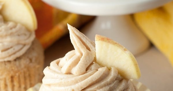 Apple Cider Cupcakes and Brown Sugar Cinnamon Buttercream