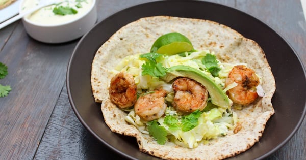 Delicious Shrimp Tacos with Lime Coleslaw