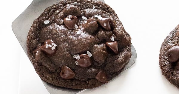 Double Chocolate Coconut Oil Cookies