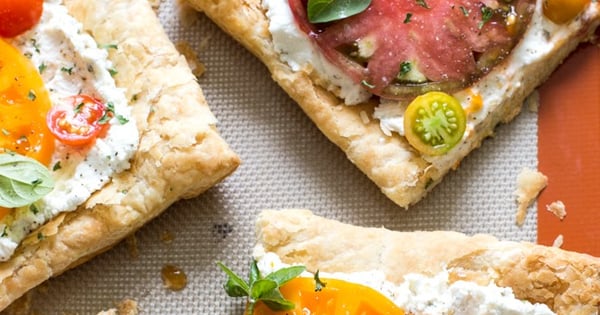 Heirloom Tomato Ricotta Tart