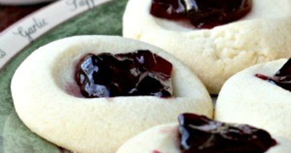 Happy Birthday Thumbprint Cookies
