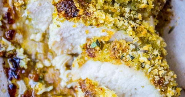 Easy Baked Pesto Chicken