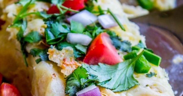 Aunt Shirley's Creamy Chicken Enchiladas