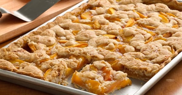 Peach Slab Pie
